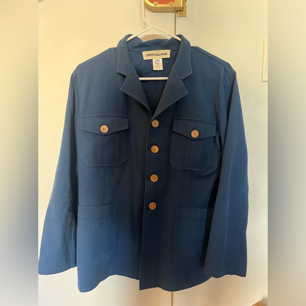 Caron Callahan blue jacket